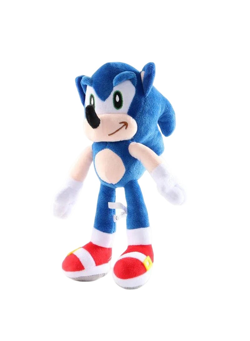 Huitich Blue Hedgehog Plush Toy – 28cm - Image 1