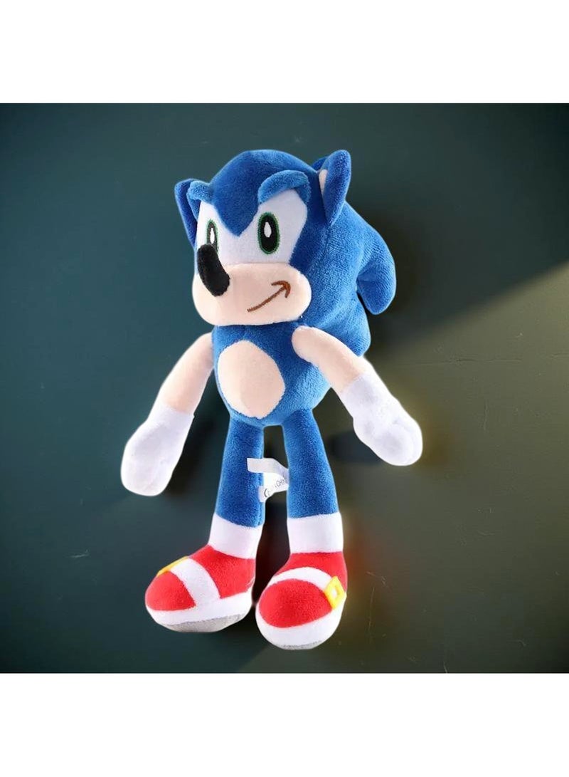 Huitich Blue Hedgehog Plush Toy – 28cm - Image 2