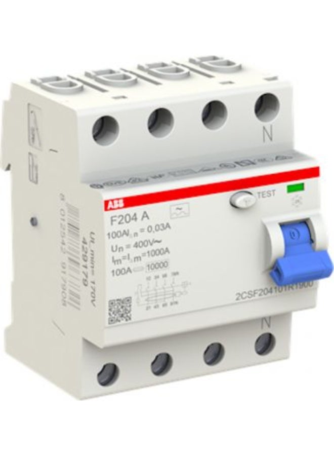 ABB ELCB  ( 100A 4POLE 30MA )