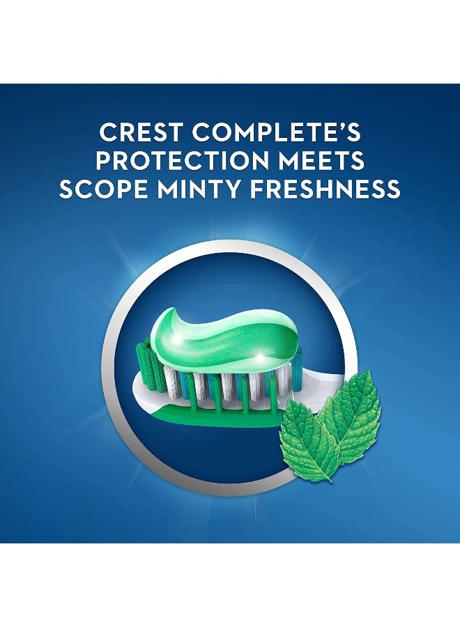 Crest + Scope Complete Whitening Toothpaste, Minty Fresh, 5.4 Oz (Pack of 3) - Image 5