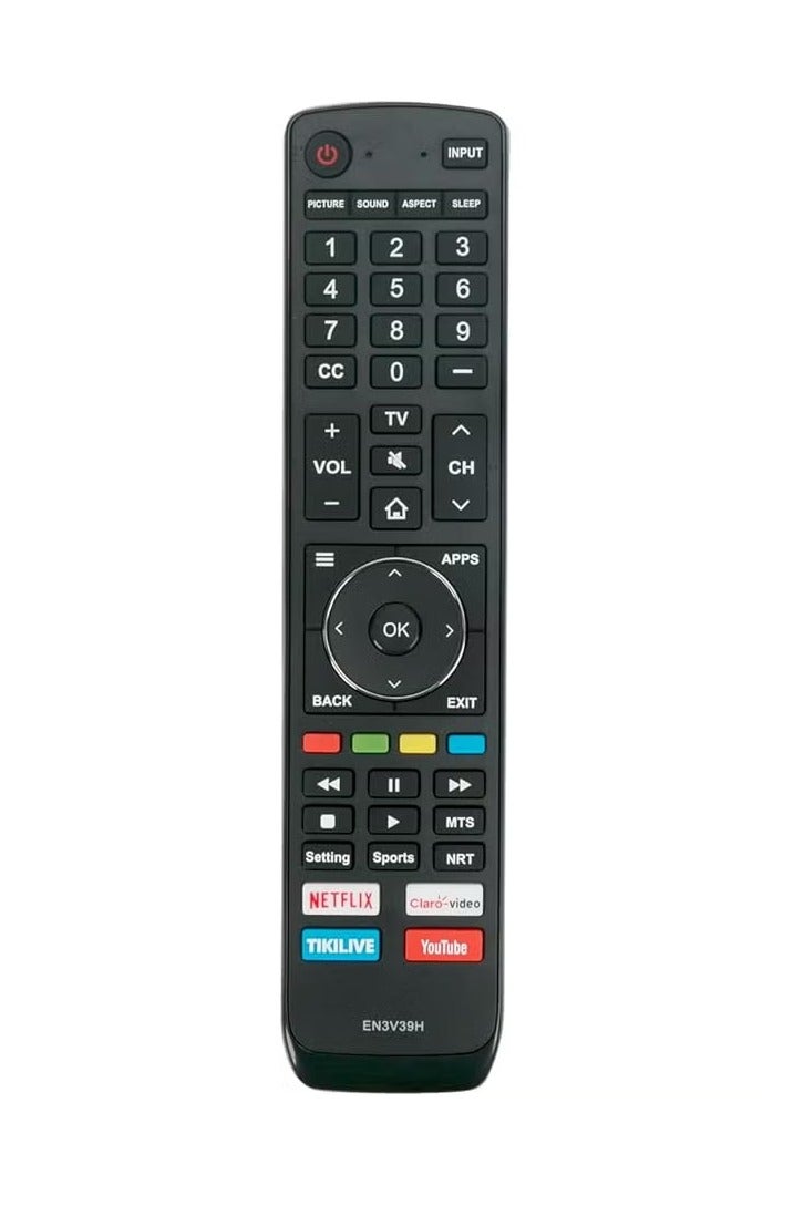 ELTRAZONE EN3V39H Replacement Remote Control Compatible with Hisense Smart TV 55EU6070 55H6080E 55R6E 55R6040E 55R6000 55R6000E 55H6E – Easy Setup, No Programming Needed - Image 2