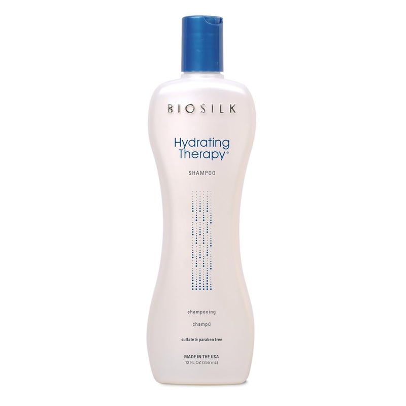 BioSilk Hydrating Shampoo Replenishes Hair Moisture For Strong Smooth Hair Sulfate Paraben  CrueltyFree 12 Oz