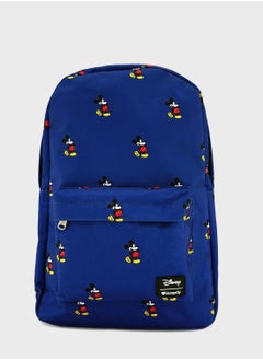 Kids Mickey Mouse Print Backpack