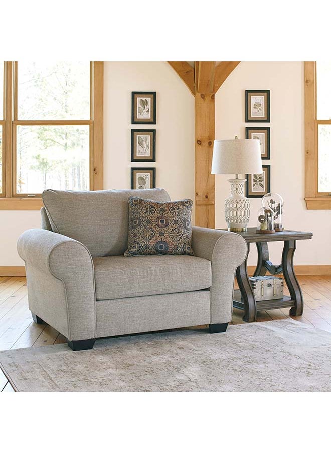 Ashley Homestore كرسي Belcampo كبير الحجم من قماش الجوت مقاس 41 × 40 بوصة  - Image 2