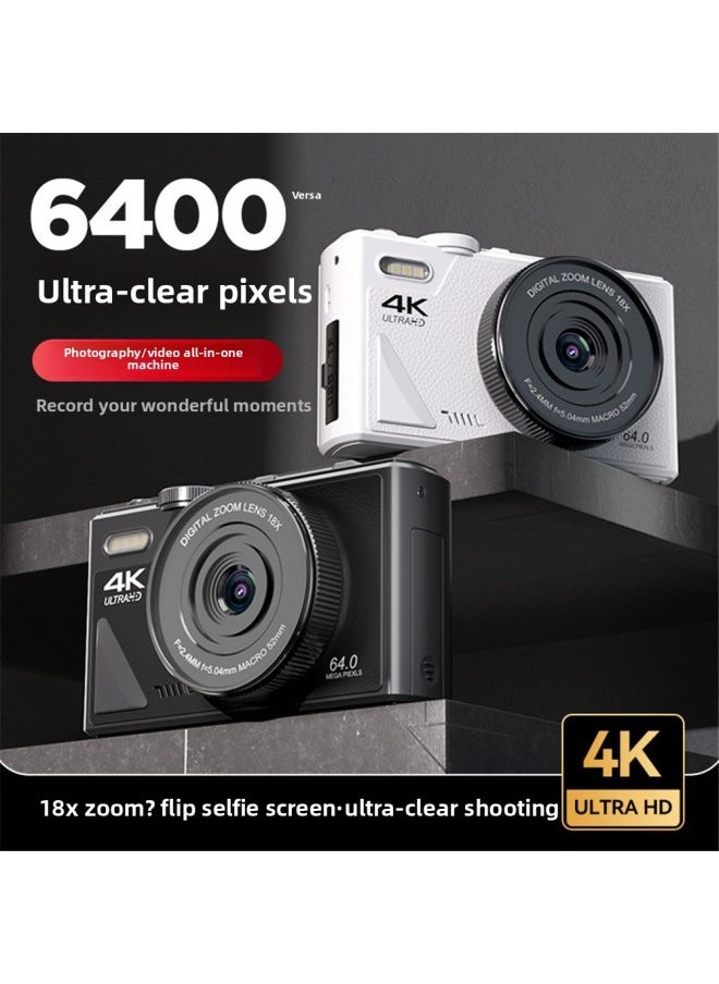 Generic CCD HD Retro WIFI SLR Digital Camera Micro Single Student Entry 4K Selfie Home Travel-Body Color:Professional Mirror  - Image 4