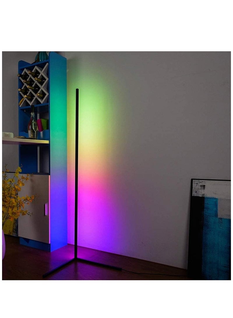 Smart RGB Floor Lamp, LED Floor Lamp Ambient Background Light, Modern Minimalism Color Changing LED Dimmable Torchiere - Image 5