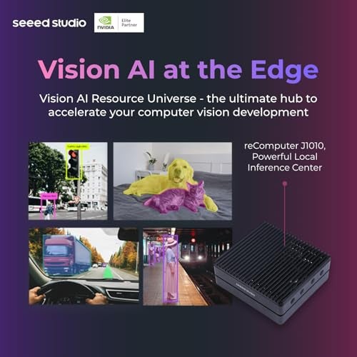 Seeed studio NVIDIA Jetson Nano Edge AI Device - reComputer J1010 Kit, Aluminium Case, Pre-Installed Jetpack System. Mini PC with 0.5 TFLOPs (FP16), Power Supply NOT Included - Image 4