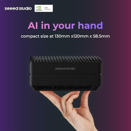 Seeed studio NVIDIA Jetson Nano Edge AI Device - reComputer J1010 Kit, Aluminium Case, Pre-Installed Jetpack System. Mini PC with 0.5 TFLOPs (FP16), Power Supply NOT Included - Image 5