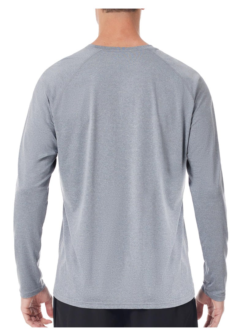 Roadbox Roadbox UPF 50+ Sun Shirts for Men, UV Protection Long Sleeve Swim Shirt, Lightweight Rash Guard for Fishing Hiking Running  - Image 2