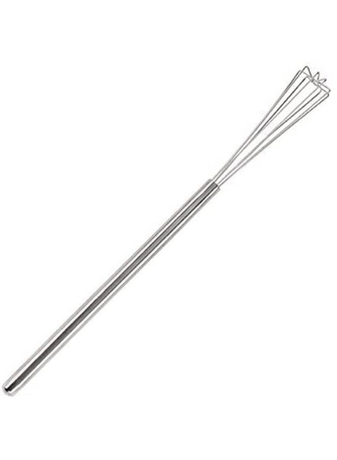 Rattleware 10.25" Long-Handle Silver Espresso Whisk - Perfect Coffee Distribution, Stainless-Steel Triangular Design, Ideal for Commercial & Home Use - Image 1