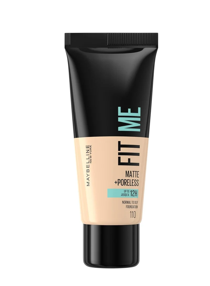 MAYBELLINE NEW YORK Fit Me Matte & Poreless Foundation -110 Porcelain