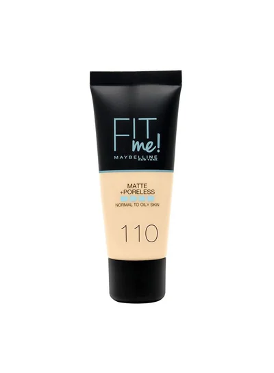 MAYBELLINE NEW YORK Fit Me Matte & Poreless Foundation -110 Porcelain