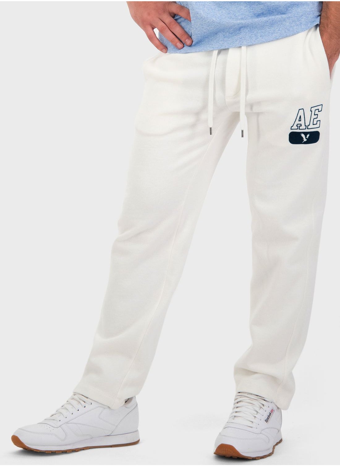 American eagle white online sweatpants