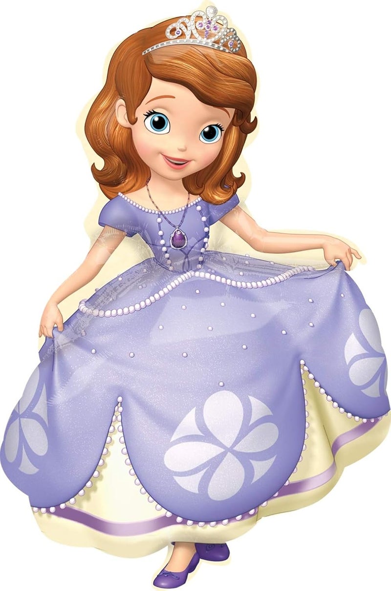 amscan 3268401 Disney Junior Foil Balloon Bouquet with Sofia the First Design-5 Pcs - Image 4