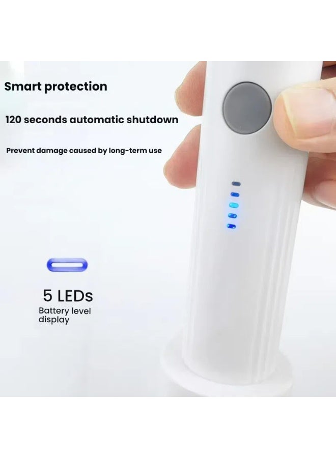 كوفوز مضخة الفراغ الكهربائية اللاسلكية ، مضخة الهواء السفر القابلة لإعادة الشحن Prtable USB منخفضة الضوضاء آلية الفراغ PUM لأكياس التخزين ضغط الملابس البطانيات ملابس الفراش (لا تتضمن أكياس التخزين) - Image 3