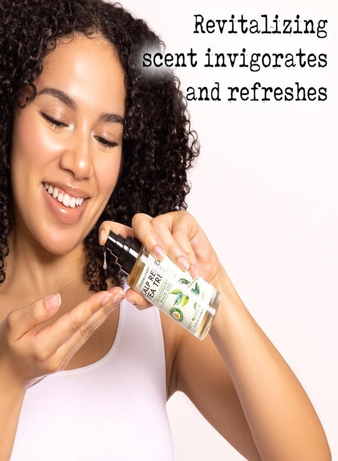 PHARM TO TABLE Tea Tree Hair Oil for Itchy Scalp - Infused With Tea Tree Oil, Mint, Vitamin E, and Jojoba Oil, 100ml - Image 4