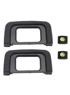 Eye Cup Eyecup Nikon D5300 D5100 D3500 D3400 D3200 D3300 D3100 D3000 D5600 D5500 D5000 D5200 Eyepiece Viewfinder & Hot Shoe Cover [2+2Pack],ULBTER Viewfinder Replacement for DK-25