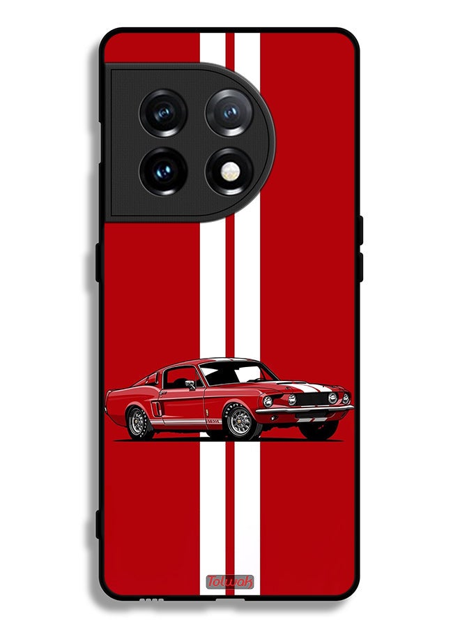 Tolwak OnePlus 11 5G Protective Case Cover Vintage Car Abstract Art - Image 2