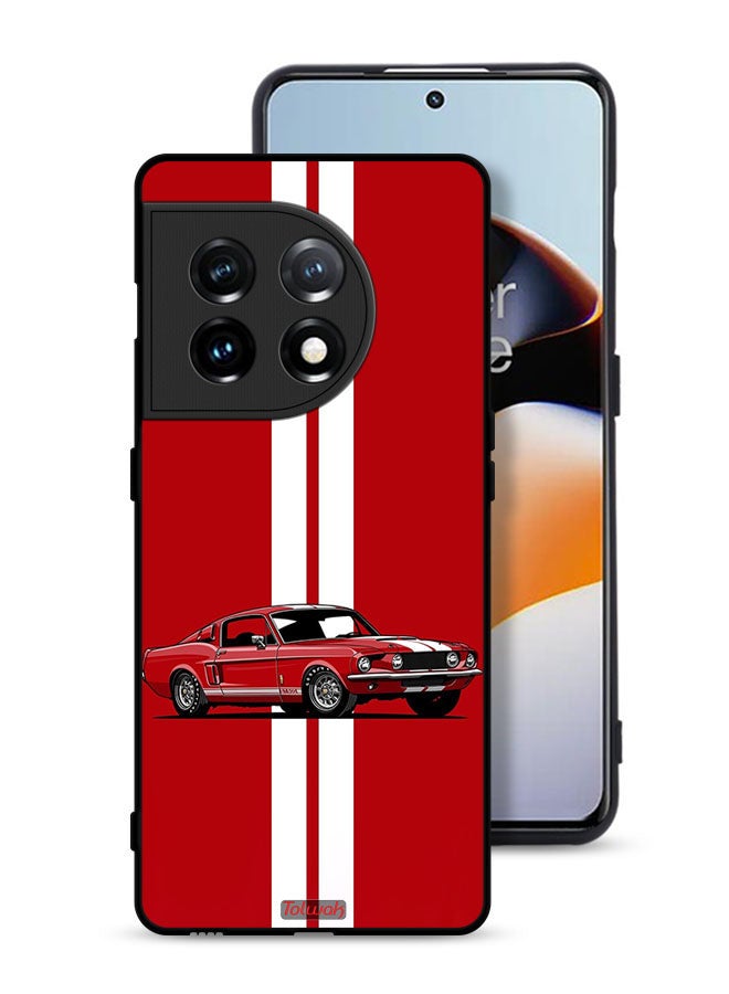 Tolwak OnePlus 11 5G Protective Case Cover Vintage Car Abstract Art - Image 1