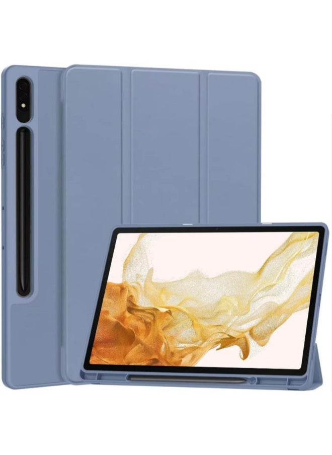 Protect PROTECT Protective Tablet Cover for Samsung Tab S10 Plus | Trifold Stand, Auto Wake/Sleep, Silicone, Pencil Slot, Blue – Model: PSTS10PBLU  - Image 1