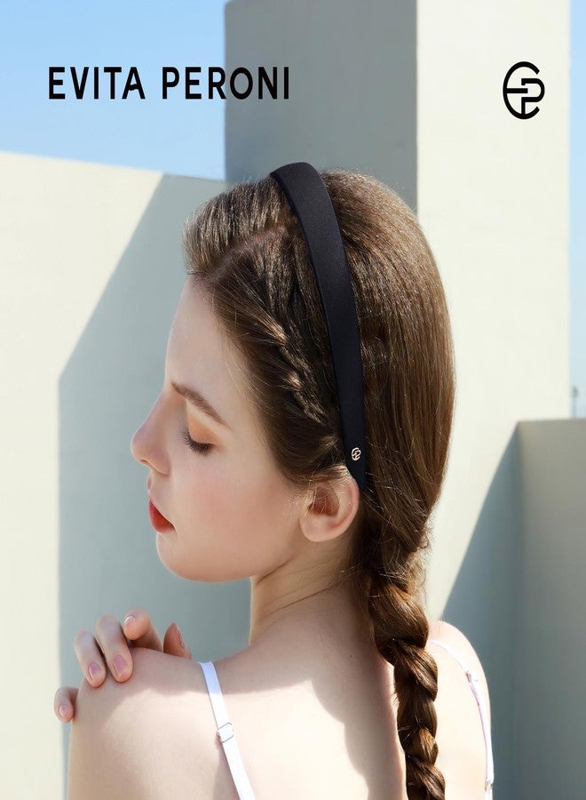 EVITA PERONI Mulberry Silk Wide Headband for Women Hair Band Christmas Birthday Gifts for Women - Image 4
