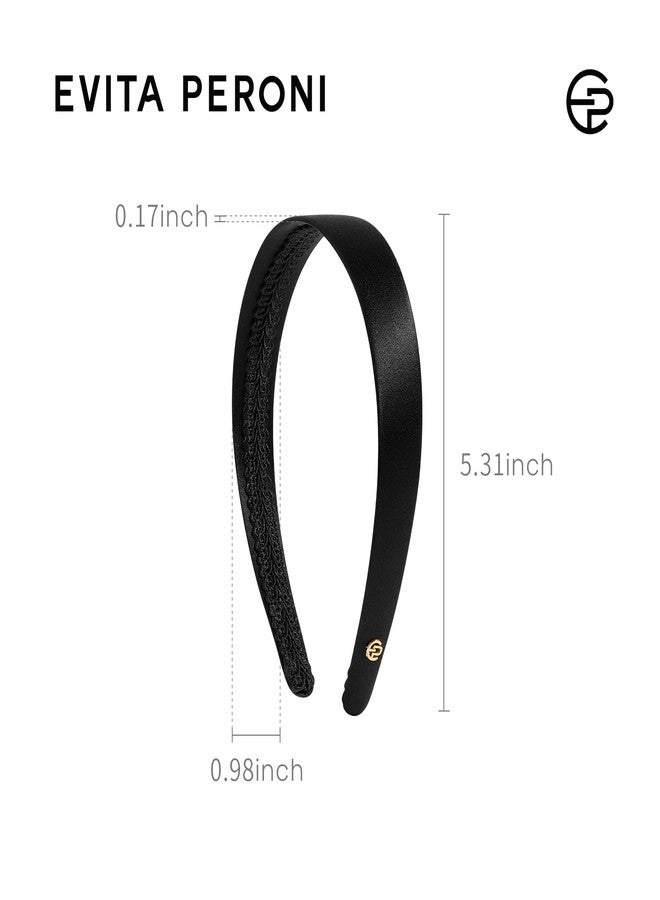 EVITA PERONI Mulberry Silk Wide Headband for Women Hair Band Christmas Birthday Gifts for Women - Image 5