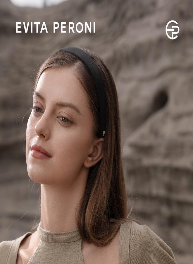 EVITA PERONI Mulberry Silk Wide Headband for Women Hair Band Christmas Birthday Gifts for Women - Image 2