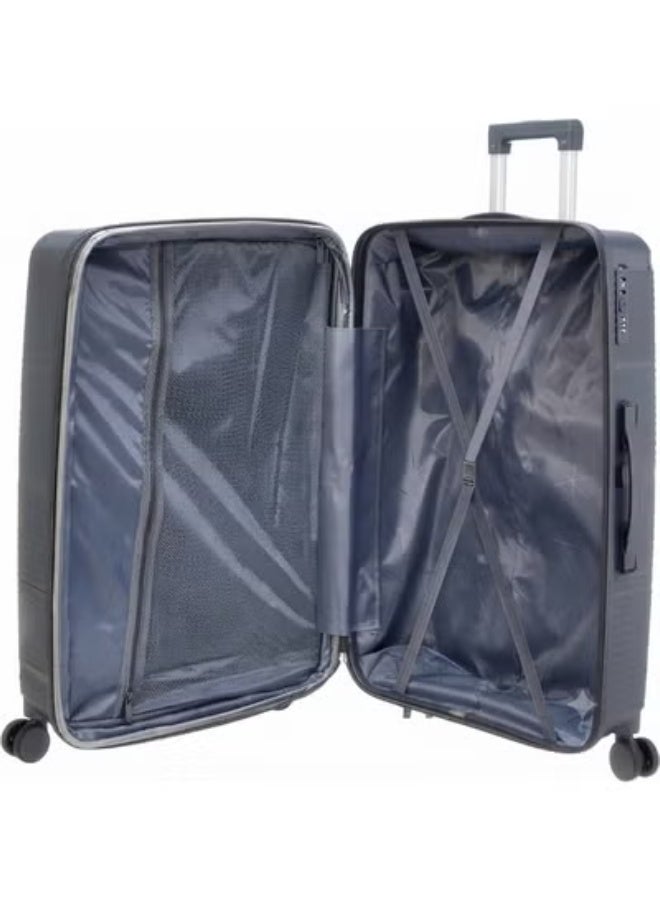 Hard Shell Expandable Luggage Suitcase, 29 Inch, 360° Four-Wheel Spinner, Anti-Theft Zipper, Numeric Lock, Grey - Image 4