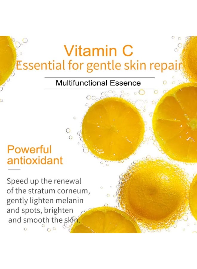 Disaar 50g Vitamin C Underarm Whitening Cream Vitamin C Bleaching Cream for Dark Skin Glow and Moisturizing Hyaluronic Acid Whitening Cream Moisturizing Brighten Deep Nourishing Improve Skin Multi Function Essence - Image 3