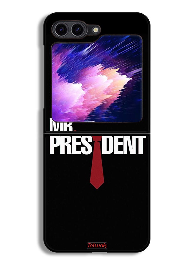 Tolwak Samsung Galaxy Z Flip6 Protective Case Cover Mr President  - Image 1