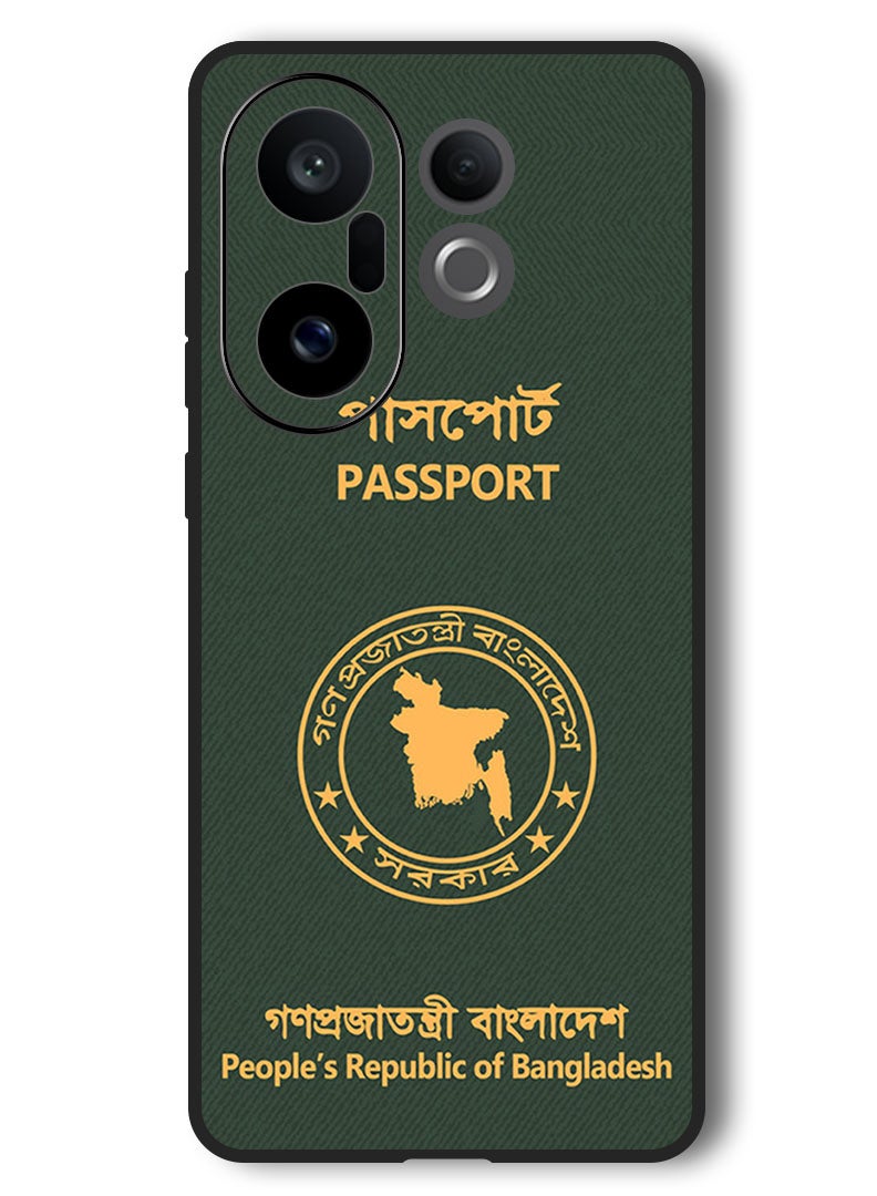 Theodor Case Compatible with Vivo X200 FE 6.31 Inch Protection Shockproof Bumper Cover Bangladesh Passport - Image 1