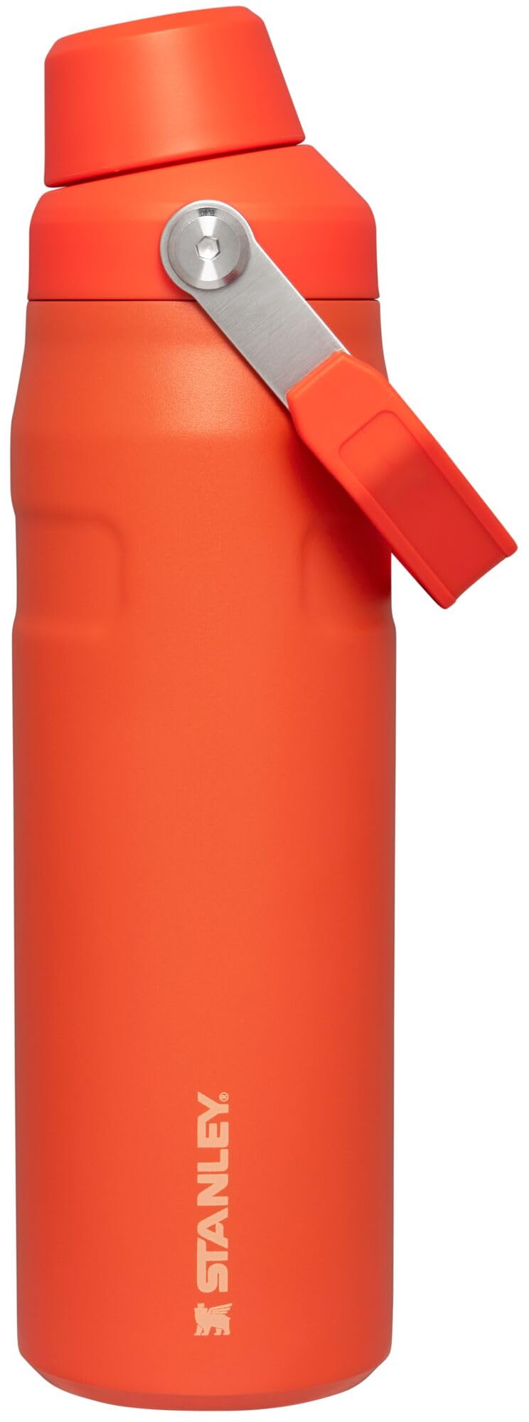Stanley IceFlow Fast Flow Water Bottle 24 OZ | Angled Spout Lid | Lightweight & Leakproof for Travel & Gym | Insulated Stainless Steel | BPA-Free | Tigerlily - Image 1