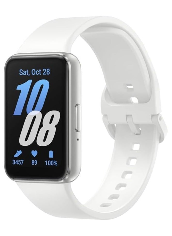 Galaxy Fit 3 Smartwatch Amoled Display, Accelerometer, Barometer, Gyro Sensor, Optical Heart Rate Sensor, Light Sensor white - Image 1