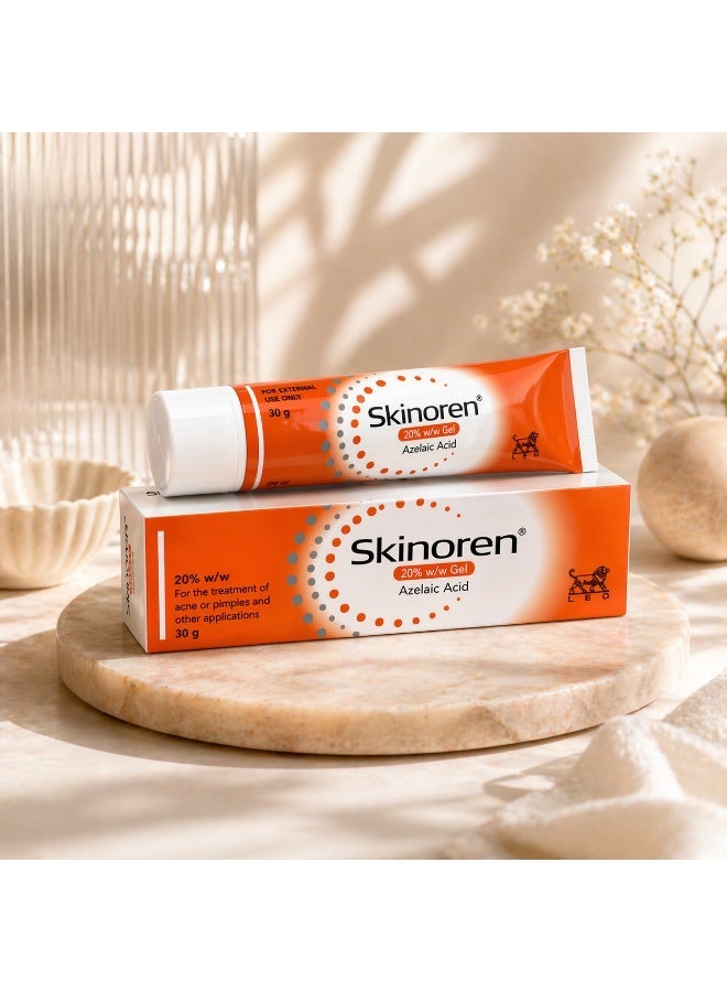 Skinoren 20% Azelaic Acid Cream( Pack of 3) – Skin Refining & Pore Clarifying Facial Moisturizer. - Image 2