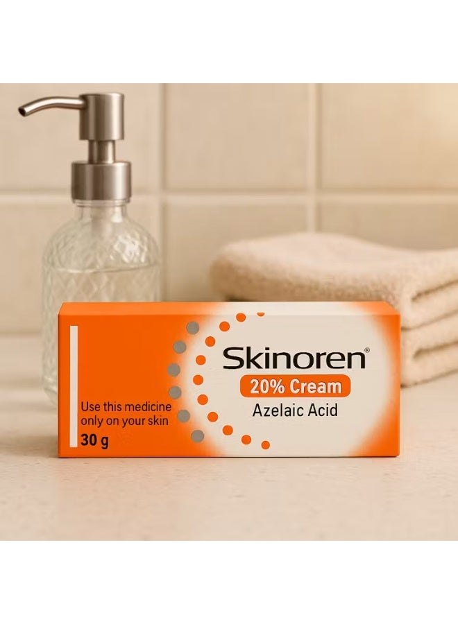 Skinoren 20% Azelaic Acid Cream( Pack of 3) – Skin Refining & Pore Clarifying Facial Moisturizer. - Image 3