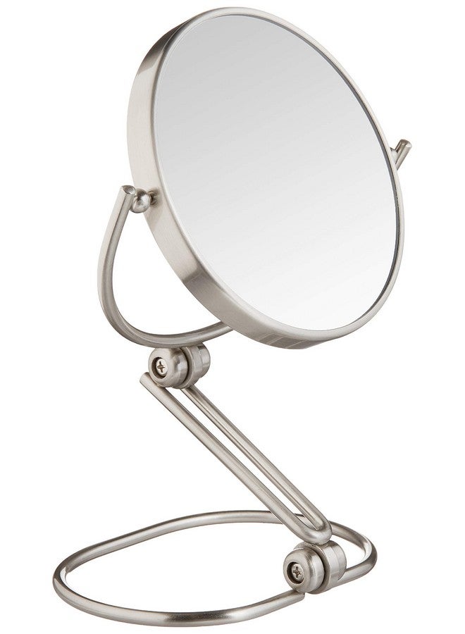 Jerdon 6Inch Folding Travel Mirrormagnifying Makeup Mirror With 10X Magnificationnickel Finishmodel Mc450N - Image 1
