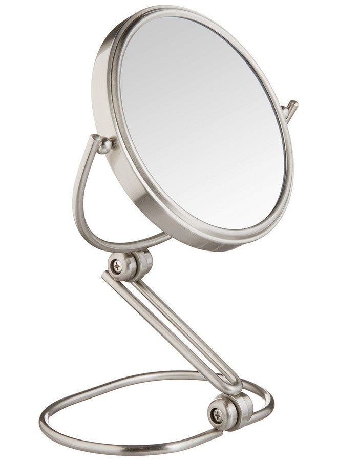 Jerdon 6Inch Folding Travel Mirrormagnifying Makeup Mirror With 10X Magnificationnickel Finishmodel Mc450N - Image 2