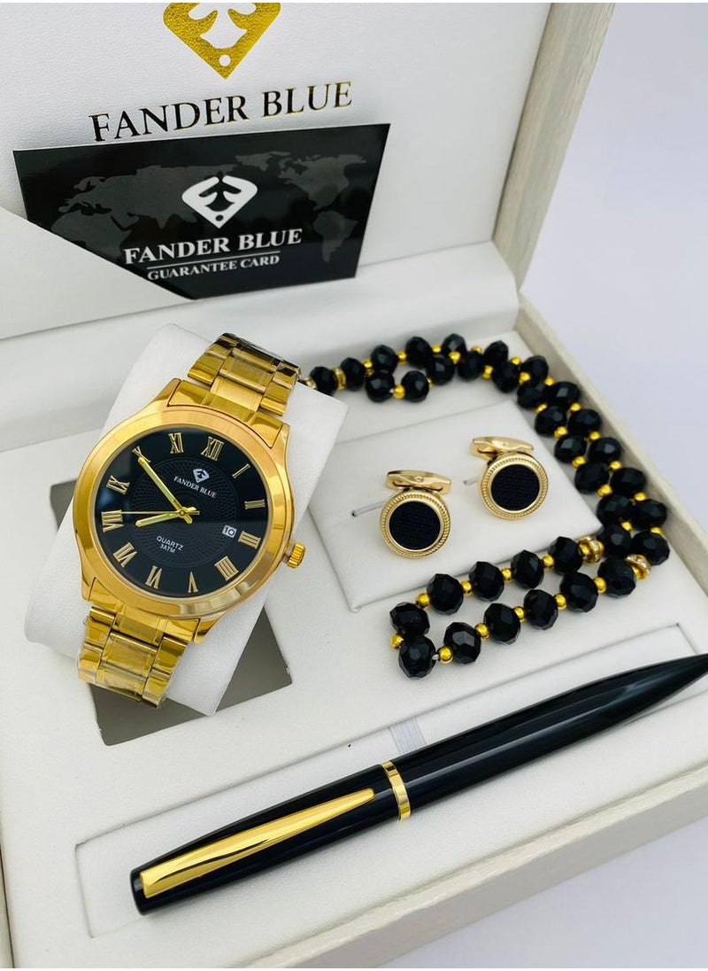 FANDER BLUE Vanderblue watch set consisting of a watch, pen and Vanderblue cup. 