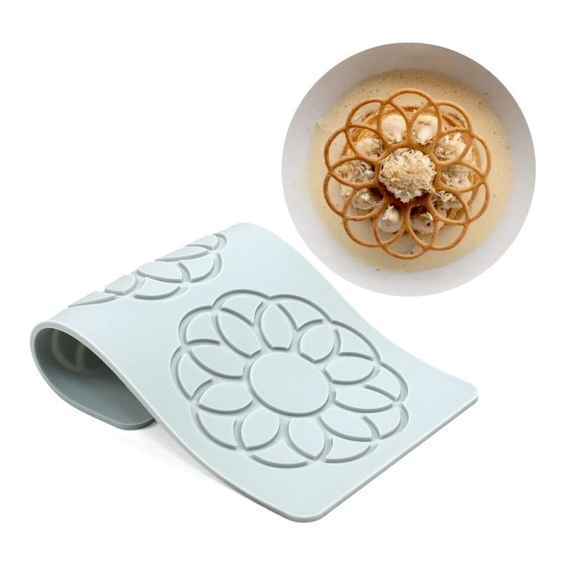 Hollow Leaf Silicone Molds Lover Heart Chocolate Molds Geometry 3D Silicone Mould Chocolate Candy Leaf Mold Sugar Craft Cake Decoration Cupcake Top S_Flower_784  42  012inch