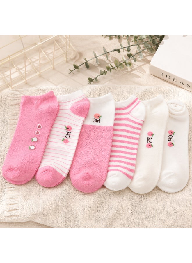 Trendora Womens Ankle Socks Cotton, Casual Comfort, 6 Pairs,socks women cotton, Ankle length - Image 2