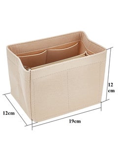 Generic 1pc Purse backpack organizer Felt Bag insert Multi Pocket Purse Organizer Insert for Handbags,Felt Bag Organizer for Tote  - Image 2