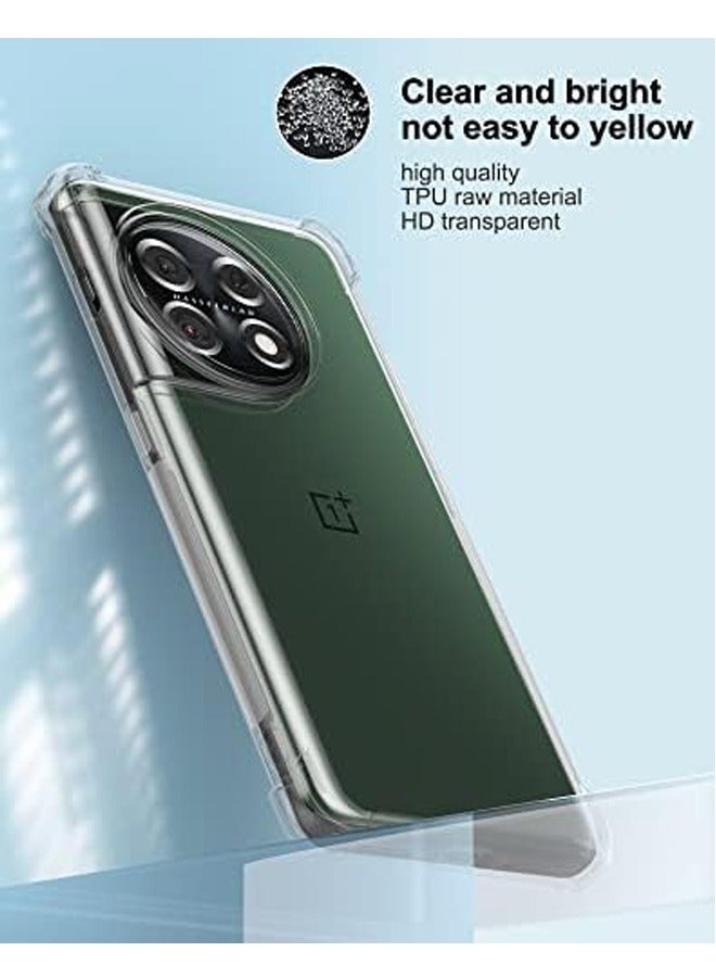 general Case for OnePlus 11 Phone Scratch Resistant Reinforced Corners TPU Rubber Soft Skin Silicone Protective Cover - Image 2