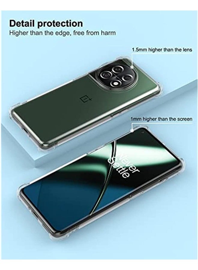 general Case for OnePlus 11 Phone Scratch Resistant Reinforced Corners TPU Rubber Soft Skin Silicone Protective Cover - Image 5