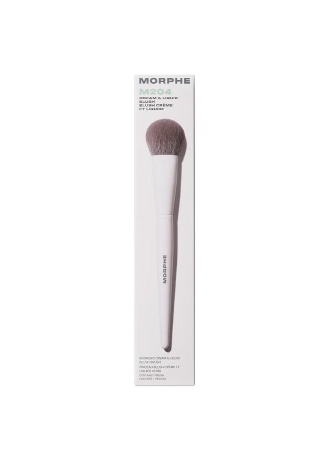 Morphe M204 Rounded Cream & Liquid Blush Brush - Image 2