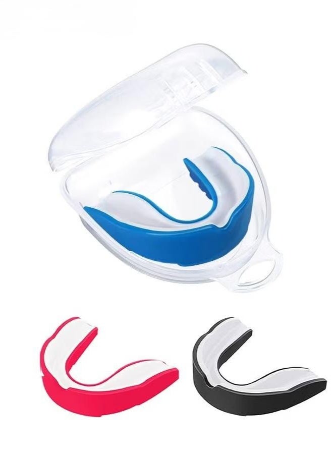 Generic 3 PCS Eva Mouthguards with Box, Sports Mouthguards, Ultra-Thin Mouthguards for Boxing, Basketball, Hockey, Football  - Image 1