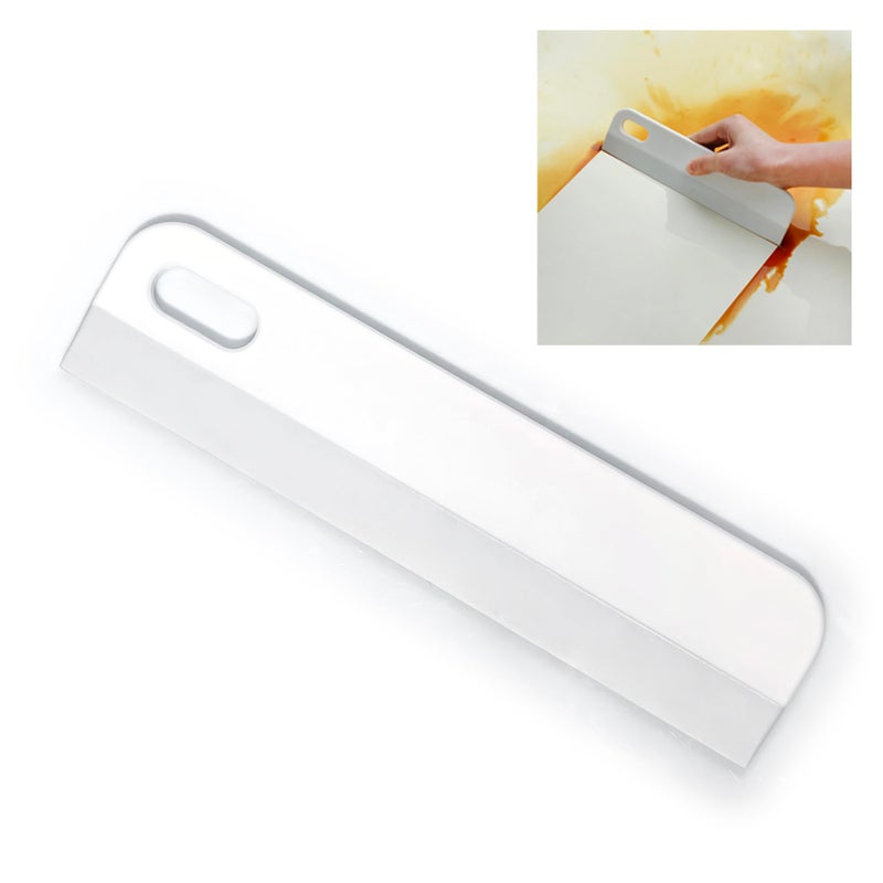 lightstar Mini Soft Rubber Window Squeegee Window Scrubber Scraper Glass Cleaning Squeegee Tool for Glass,Shower Door,Mirrors,Bathroom,Kitchen Countertops,Car Windshield - Image 1