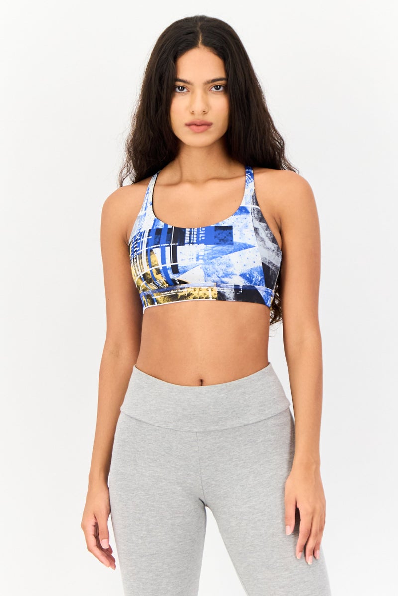 Reebok Women Sportswear Fit Training Sport Bra, Multicolor - Image 1