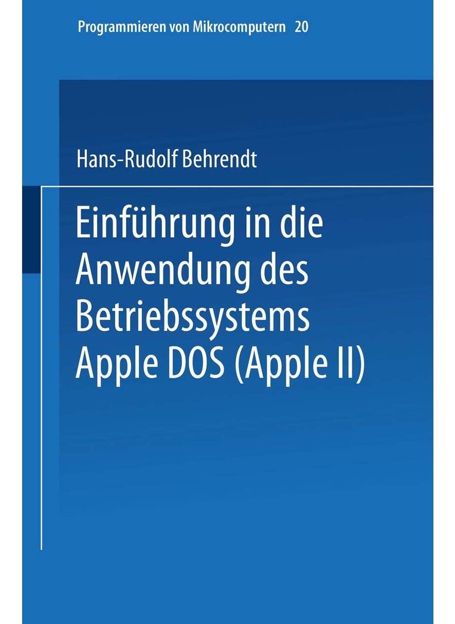Einführung in die Anwendung des Betriebssystems Apple DOS (Apple II) 