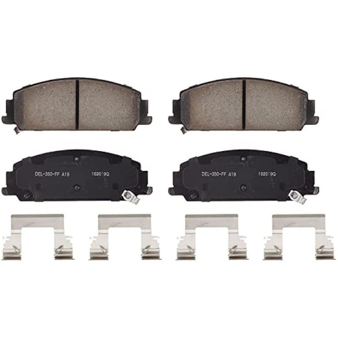 rayihni Acdelco Gold 17D1351Ch Ceramic Front Disc Brake Pad Set - Image 1