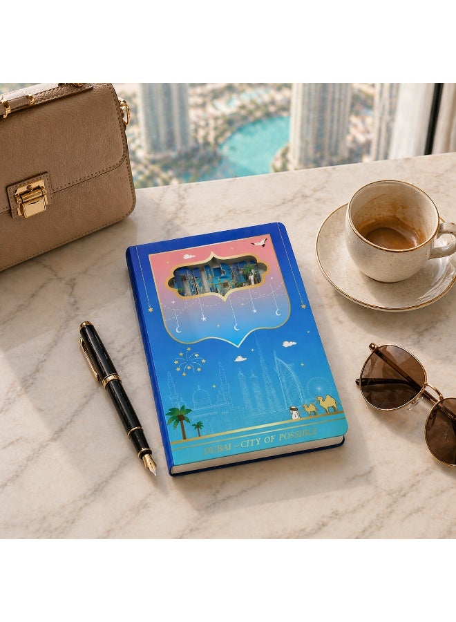 Dubai Word 3D Papercut Notebook – UAE Souvenir Gift - Image 4